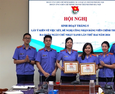 Hội nghị sinh hoạt Đoàn thanh niên tháng 5 và Ra quân ngày chủ nhật xanh lần...