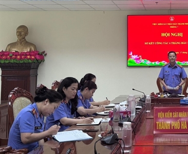 Phòng 7 Viện KSND thành phố Hà Nội tổ chức Hội nghị sơ kết, rút kinh nghiệm...