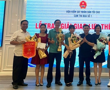 Viện KSND thành phố Hà Nội cùng các đơn vị trong Cụm thi đua số 1 - Viện...