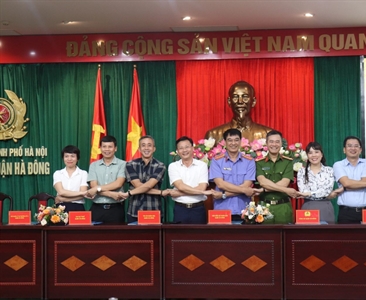 Liên ngành tố tụng quận Hà Đông tổ chức Hội nghị sơ kết công tác phối hợp...