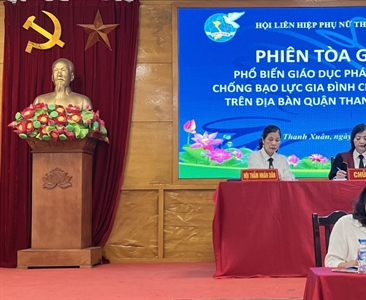 Viện KSND quận Thanh Xuân phối hợp tổ chức phiên toà giả định phòng chống...
