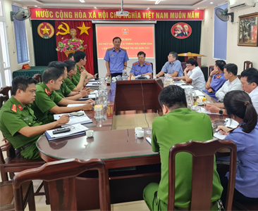 Liên ngành Tư pháp thị xã Sơn Tây tổ chức Hội nghị rút kinh nghiệm công tác...