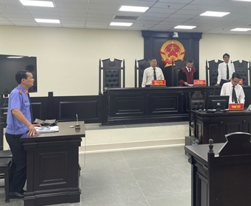 Viện Kiểm sát - Tòa án nhân dân huyện Mỹ Đức tổ chức các phiên toà hình sự...