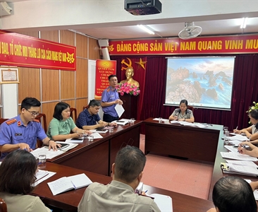 Trực tiếp kiểm sát hoạt động thi hành án dân sự, phúc tra kết luận kiểm sát...