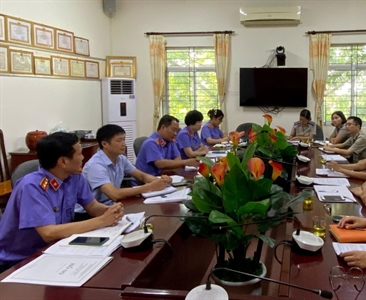 Viện KSND huyện Phúc Thọ công bố Kết luận kiểm sát trực tiếp công tác thi...