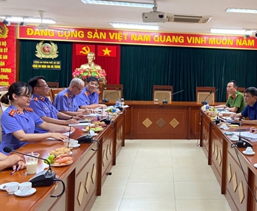 Liên ngành Công an - Viện KSND quận Hai Bà Trưng tổ chức họp rà soát giải...