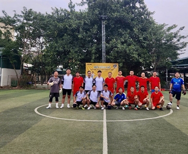 Chi đoàn Viện KSND quận Nam Từ Liêm giao lưu bóng đá với Công an quận Nam Từ...