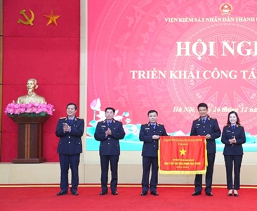 Viện trưởng VKSND tối cao Nguyễn Huy Tiến dự Hội nghị triển khai công tác...