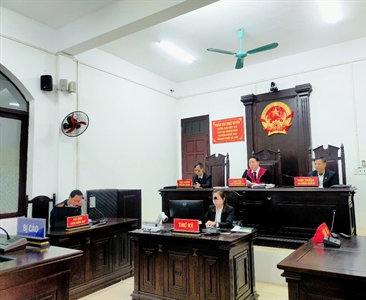 Viện KSND huyện Ba Vì phối hợp với Toà án nhân dân huyện Ba Vì tổ chức phiên...