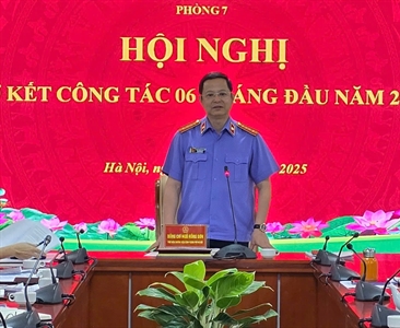 Phòng 7 Viện kiểm sát nhân dân thành phố Hà Nội tổ chức Hội nghị Sơ kết công...