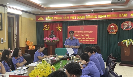 Viện KSND quận Hà Đông tổ chức Hội nghị sơ kết công tác kiểm sát 6...