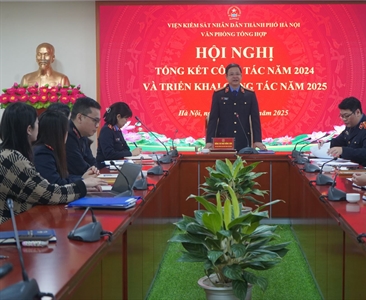 Văn phòng tổng hợp Viện KSND thành phố Hà Nội tổ chức Hội nghị triển khai...