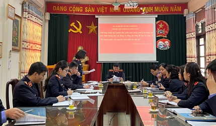 Chi bộ Viện KSND huyện Đan Phượng tổ chức sinh hoạt chính trị nghiên...