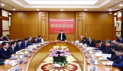 Chủ tịch nước Lương Cường chủ trì họp Ban Chỉ đạo Cải cách tư pháp...