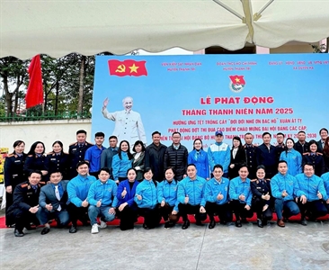 Tuổi trẻ viện KSND huyện Thanh Trì hưởng ứng phong trào “Tết trồng cây” và...