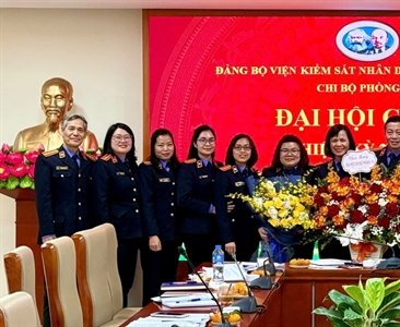 Chi bộ Phòng 10 Viện KSND thành phố Hà Nội   tổ chức thành công Đại hội Chi...