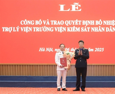 Công bố và trao Quyết định bổ nhiệm Trợ lý Viện trưởng VKSND tối cao