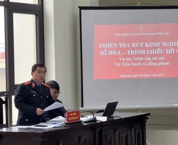 Ứng dụng, trình chiếu “Sơ đồ tư duy” trong công tác thực hành quyền công tố...