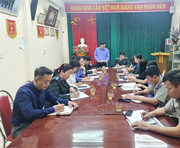 Viện KSND thị xã Sơn Tây tiến hành kiểm sát trực tiếp năm 2025 tại Chi cục...