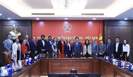 Lãnh đạo VKSND tối cao làm việc với Ủy ban Đối ngoại thuộc Hạ viện Hoa Kỳ