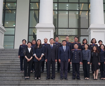 Viện KSND thành phố Hà Nội đón tiếp và làm việc với Đoàn Đại biểu Viện KSND...