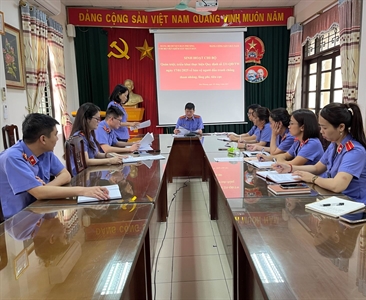 Viện KSND huyện Đan Phượng kiến nghị khắc phục, phòng ngừa vi phạm pháp luật...