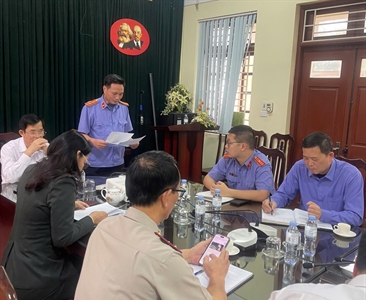 Viện KSND huyện Quốc Oai tiến hành thực hiện một số chỉ tiêu công tác trong...