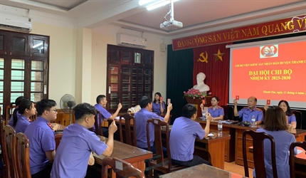 Các Chi bộ Viện KSND huyện Thanh Oai, Đông Anh và Đan Phượng tổ chức...