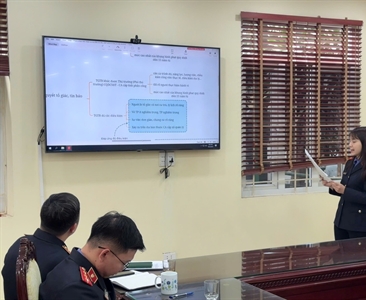 Viện KSND huyện Đông Anh ứng dụng Sơ đồ tư duy triển khai nội dung các thông...