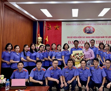 Chi bộ Viện KSND quận Thanh Xuân, Nam Từ Liêm tổ chức thành công Đại hội Chi...