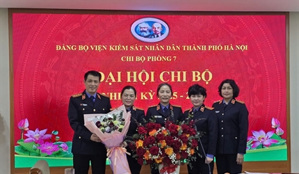 Phòng 7 Viện KSND thành phố Hà Nội tổ chức Đại hội Chi bộ nhiệm kỳ...