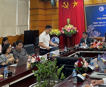 Câu lạc bộ Kiểm sát viên trẻ - Viện KSND quận Đống Đa tham gia Tọa đàm khoa...