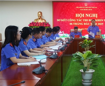 Cụm thi đua số 1 ngành Kiểm sát nhân dân tổ chức Hội nghị sơ kết công tác...