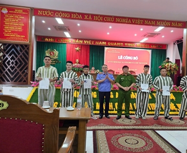 Viện KSND thành phố Hà Nội kiểm sát việc thực hiện Quyết định đặc xá của Chủ...