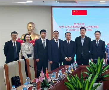 Viện KSND thành phố Hà Nội đón tiếp và làm việc với Đoàn đại biểu Viện KSND...