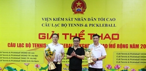 VKSND thành phố Hà Nội tham gia Giải thể thao “CLB Tennis và...