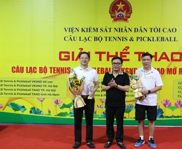 VKSND thành phố Hà Nội tham gia Giải thể thao “CLB Tennis và Pickleball...