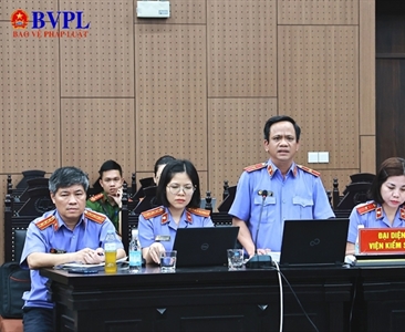 Kiểm sát viên tại phiên xét xử cựu Thứ trưởng Bộ Công thương và 11 bị cáo
