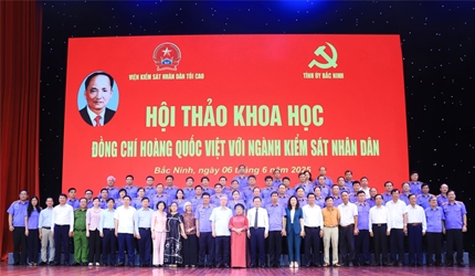 Hội thảo khoa học "Đồng chí Hoàng Quốc Việt với ngành Kiểm sát nhân dân"