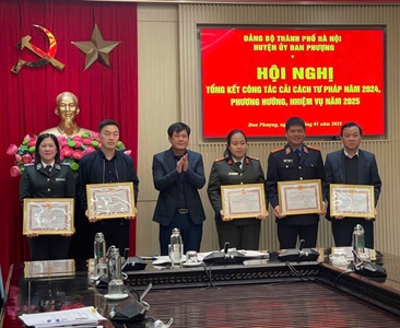 Viện KSND huyện Đan Phượng tham dự Hội nghị tổng kết công tác cải cách tư...