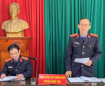 Viện KSND huyện Phúc Thọ tổ chức thành công Hội nghị cán bộ, công chức và...