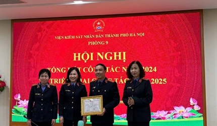 Phòng 9 Viện KSND thành phố Hà Nội tổ chức Hội nghị triển khai công tác...