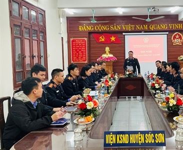 Viện KSND huyện Mỹ Đức, Sóc Sơn, Thanh Trì tổ chức Hội nghị triển khai công...