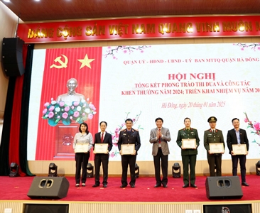 Viện KSND quận Hà Đông được UBND quận Hà Đông khen thưởng có thành tích xuất...