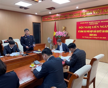 Liên ngành Viện kiểm sát - Công an - Toà án nhân dân huyện Đan Phượng tổ...