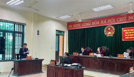 Viện KSND quận Long Biên tổ chức phiên tòa hình sự rút kinh nghiệm.