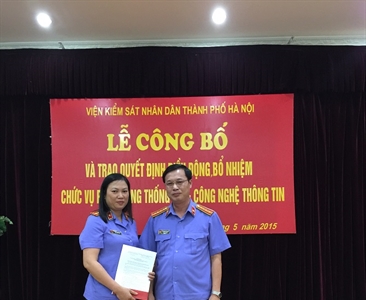 Lễ công bố và trao Quyết định điều động, bổ nhiệm Phó Trưởng phòng Thống kê...