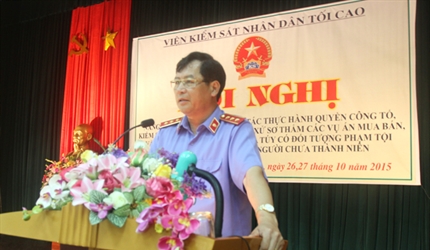 Hội nghị nâng cao chất lượng công tác thực hành quyền công tố, kiểm sát...