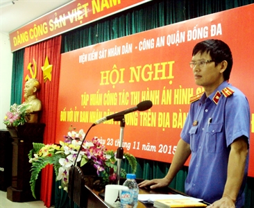 Công tác Thi hành án hình sự đối với ủy ban phường: Tháo gỡ những khó khăn,...