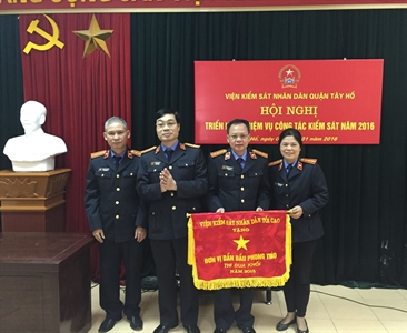 Viện KSND quận Tây Hồ triển khai nhiệm vụ năm công tác năm 2016